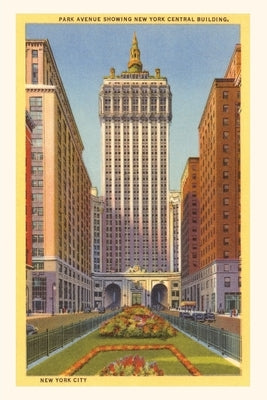 Vintage Journal Park Avenue, New York Central Building, New York City by Found Image Press