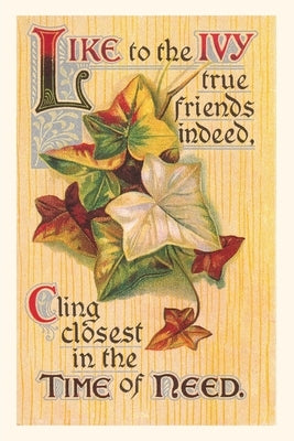 Vintage Journal Cling to Friends by Found Image Press