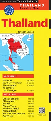 Thailand Travel Map by Periplus Editors