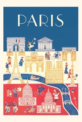 Vintage Journal Paris Travel Poster by Found Image Press