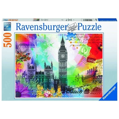 London Postcard 500 PC Puzzle by Ravensburger