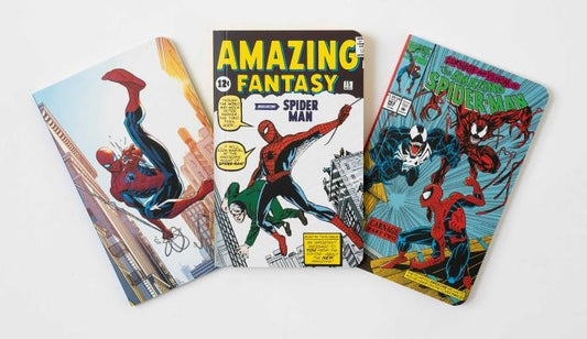 Marvel: Spider-Man Through the Ages Pocket Notebook Collection (Set of 3) by Insight Editions