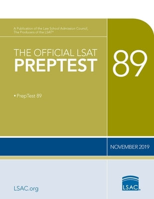 The Official LSAT Preptest 89: (November 2019 Lsat) by Council, Law School Admission