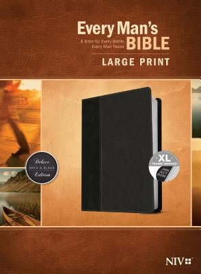 Every Man's Bible NIV, Large Print, Tutone by Tyndale