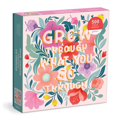 Grow Through What You Go Through 500 Piece Puzzle by Galison Mudpuppy