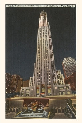 Vintage Journal RCA Building, Rockefeller Center, New York City by Found Image Press