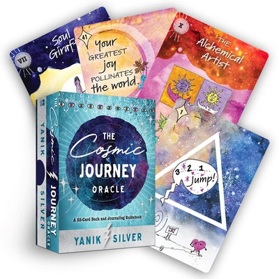 The Cosmic Journey Oracle: A 55-Card Deck and Journaling Guidebook by Silver, Yanik