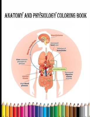 Anatomy And Physiology Coloring Book: A Human Body Workbook Perfect Gift for Dummies, Nurses, Students And Medical anatomy Lovers by Design, Bruch