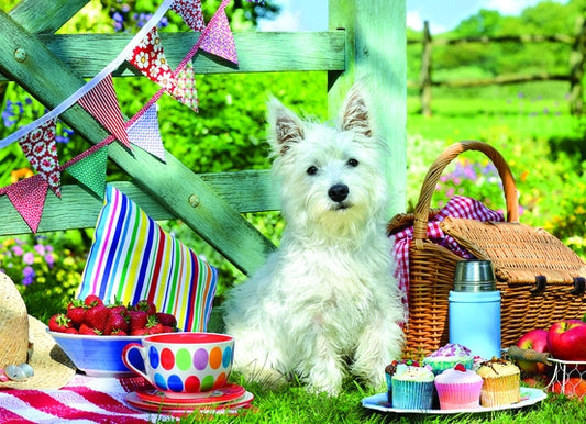 Scottie Dog Picnic Puzzle by Eurographics