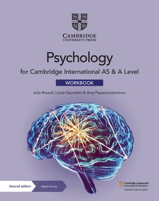 Cambridge International as & a Level Psychology Workbook with Digital Access (2 Years) [With Access Code] by Russell, Julia