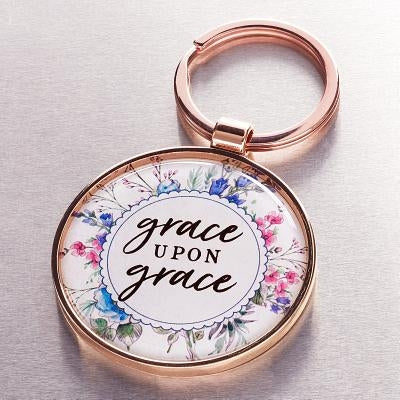 Keyring in Tin Grace Upon Grac by Christian Art Gifts
