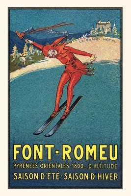 Vintage Journal Font-Romeu Ski Poster by Found Image Press