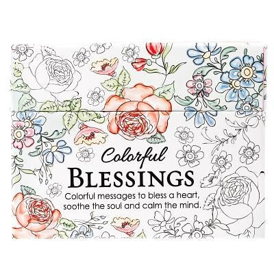 Coloring Cards Colorful Blessings by Christian Art Gifts