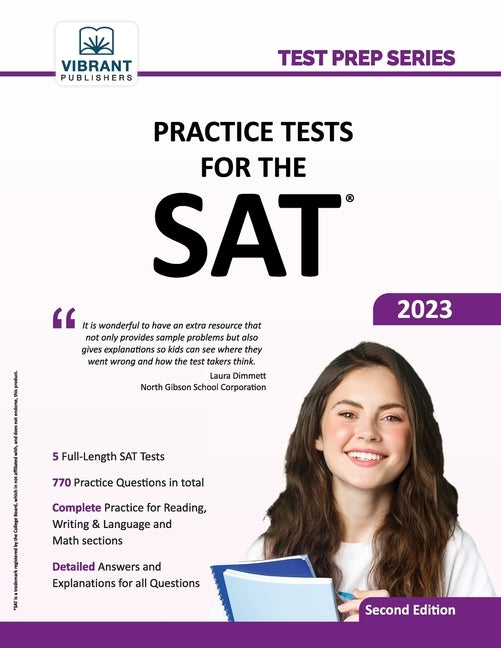 Practice Tests For The SAT by Publishers, Vibrant