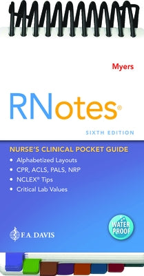 Rnotes(r): Nurse's Clinical Pocket Guide by Myers, Ehren