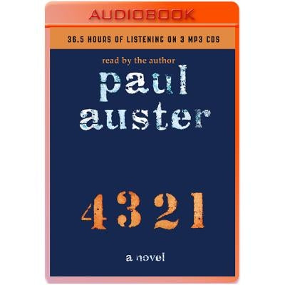 4 3 2 1 by Auster, Paul