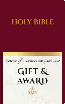 NRSV Updated Edition Gift & Award Bible (Imitation Leather, Burgundy) by Churches, National Council of