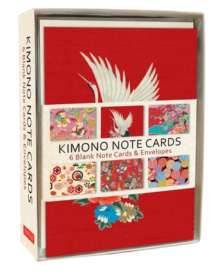 Kimono Note Cards: 6 Blank Note Cards & Envelopes (4 X 6 Inch Cards in a Box) by Tuttle Studio