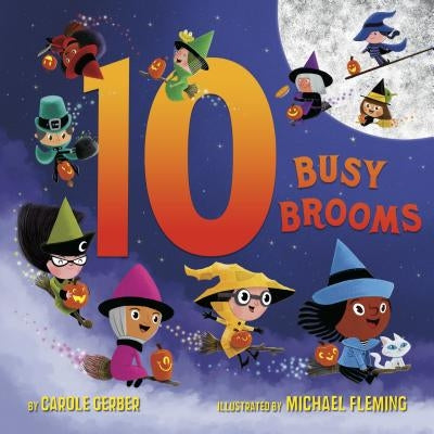 10 Busy Brooms by Gerber, Carole