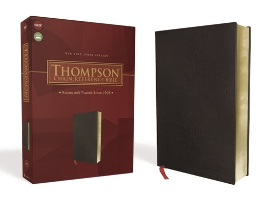 Nkjv, Thompson Chain-Reference Bible, Bonded Leather, Black, Red Letter by Thompson, Frank Charles