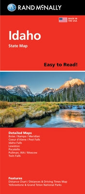 Rand McNally Easy to Read Folded Map: Idaho State Map by Rand McNally