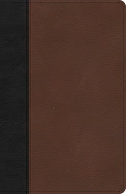 KJV Thinline Bible, Black/Brown Leathertouch by Holman Bible Publishers