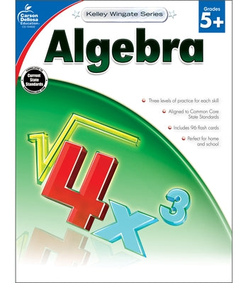 Algebra, Grades 5-8 by Carson Dellosa Education