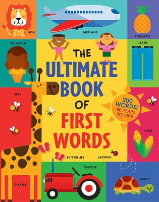 The Ultimate Book of First Words: 200 Words! 80 Flaps to Lift! by Mack, Steve