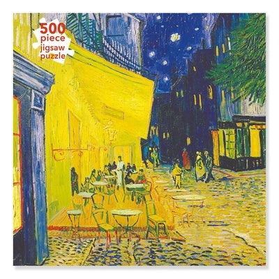 Adult Jigsaw Puzzle Vincent Van Gogh: Café Terrace (500 Pieces): 500-Piece Jigsaw Puzzles by Flame Tree Studio