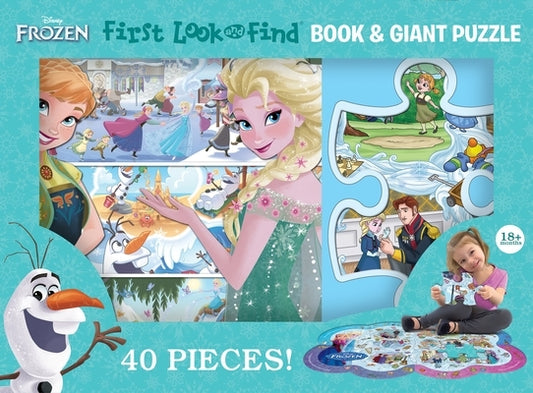 Disney Frozen: First Look and Find Book and Giant Puzzle by Pi Kids