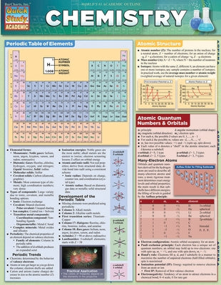 Quickstudy Chemistry Laminate by Jackson, Mark