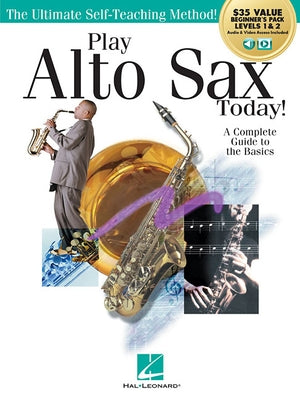 Play Alto Sax Today!: Beginner's Pack: Method Books 1 & 2 Plus Online Audio & Video by Gillette, Jason