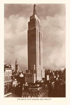 Vintage Journal Empire State Building, New York City, Photo by Found Image Press