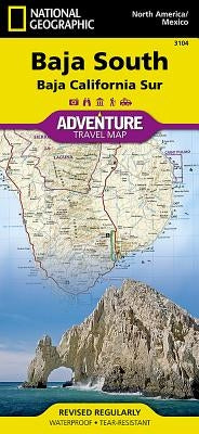 Baja South: Baja California Sur Map [Mexico] by National Geographic Maps