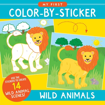 Wild Animals First Color by Sticker Book by 