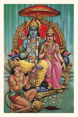 Vintage Journal Shiva and Parvati with Hanuman by Found Image Press