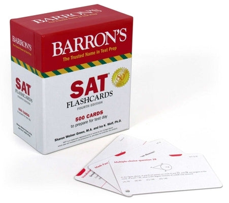 SAT Flashcards: 500 Cards to Prepare for Test Day by Green, Sharon Weiner