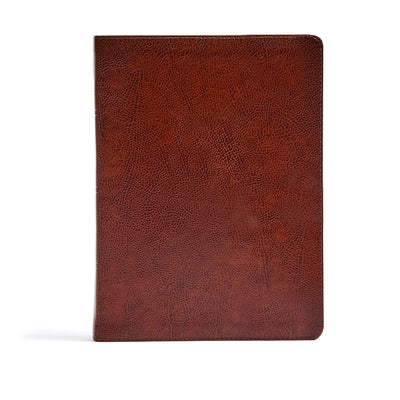 CSB Verse-By-Verse Reference Bible, Brown Bonded Leather by Csb Bibles by Holman