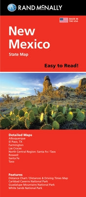 Rand McNally Easy to Read Folded Map: New Mexico State Map by Rand McNally