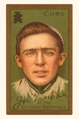 Vintage Journal Early Baseball Card, Joe Tinker by Found Image Press