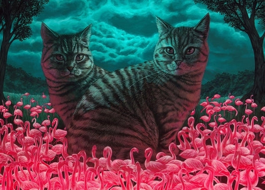 Catbird Seat: A Jigsaw Puzzle by Casey Weldon by Weldon, Casey