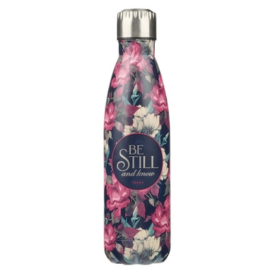 Stainless Steel Water Bottle Be Still & Know Psalm 46:10 by 
