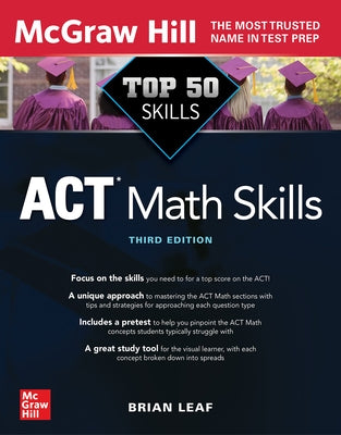 Top 50 ACT Math Skills, Third Edition by Leaf, Brian