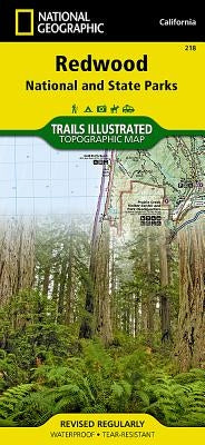 Redwood National and State Parks Map by National Geographic Maps