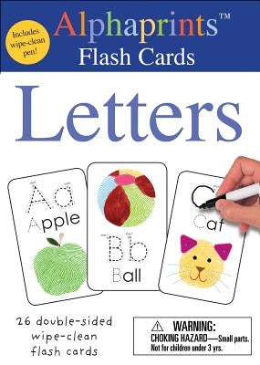 Alphaprints: Wipe Clean Flash Cards Letters by Priddy, Roger