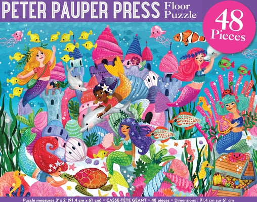 Mermaid Adventure Kids' Floor Puzzle by Peter Pauper Press, Inc