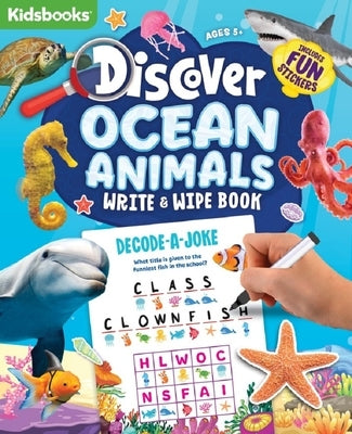 Discover Ocean Write & Wipe Book by Kidsbooks