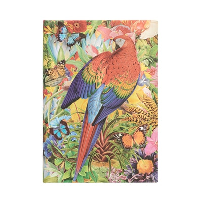 Tropical Garden Hardcover Journals MIDI 144 Pg Unlined Nature Montages by Paperblanks Journals Ltd