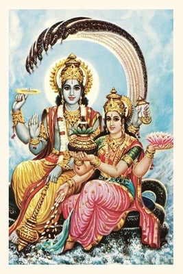 Vintage Journal Vishnu and Lakshmi by Found Image Press