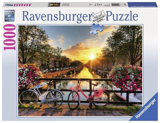 Bicycles in Amsterdam 1000 PC Puzzle by Ravensburger